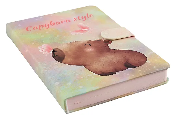 Книги для записей Yoi, "Капибара. Акварель", с магнитной застежкой A5 112 листов 2990494 — 5
