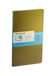 Книга для записей А5 64л в точку "Chapter" Slim зеленая, Moleskine