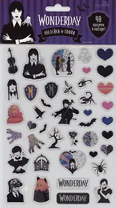 Наклейки Паффи "Wonderday", 40 наклеек