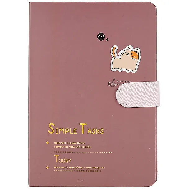 Блокнот с магнитной застежкой Котик Simple Tasks (256стр) (13х19) 2849661 — 4