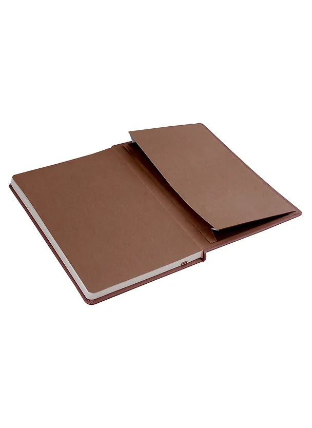 Книга для записей А5 96л кл. "Joy Book. Горячий шоколад" иск.кожа, тонир.блок, скругл.углы, ляссе, резинка, карман на задн.форзаце 2990276 — 4