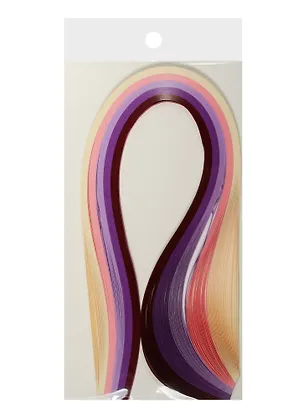 Бумага для квиллинга в пакете с подложкой (3mm) (120 листов) (52cm), оттенки фиолетового (11-2 2545901