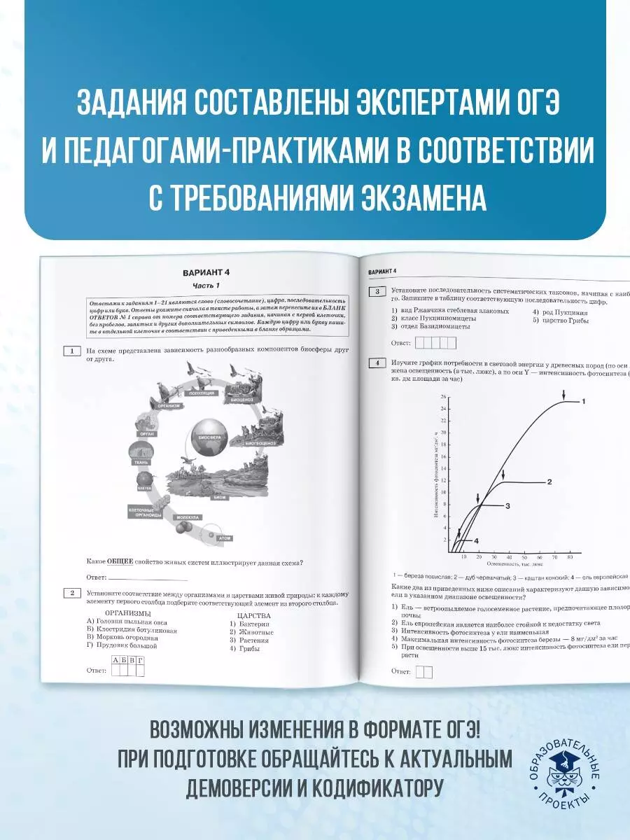 ОГЭ-2025. Биология. 10 тренировочных вариантов экзаменационных работ для  подготовки к основному государственному экзамену (А.В. Банколе, Павел  Скворцов) - купить книгу с доставкой в интернет-магазине «Читай-город».  ISBN: 978-5-17-164895-4