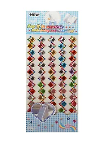 Полоски кристаллов квадраты со стразами микс цветов (11097300)