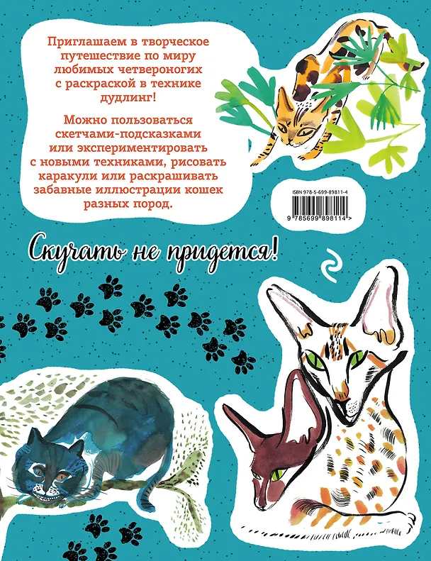 Книга Дудл-кот. Креативный дудлинг и раскраска для любителей кошек всех возрастов () — 2