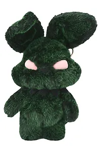 Мягкая игрушка Заяц с пирсингом (зеленый) (50см) (12-HZTOYS-green)