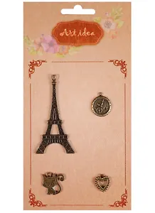 Набор шармов Кошечка мечтает (4 шт)