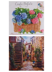 Набор салфеток для декупажа Дворик - 2 шт.