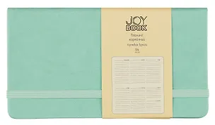 Планинг недат. 64л "Joy Book" ментоловый, карманный, иск.кожа 7Б, скругл.углы, тонир.блок, резинка, офсет, ляссе 2993842