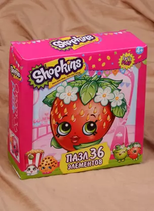 Пазл, Оригами, 36эл 212*212мм Shopkins Strawberry Kiss 02751 — 2587173 — 1