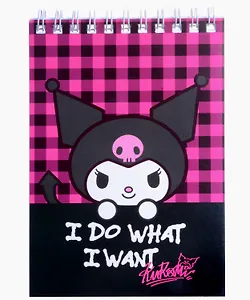 Блокнот А6 60 листов, клетка, "Куроми" гребень