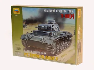 Сборная модель ЗВЕЗДА, Бронетехника, Танк, Т-III, 1:35