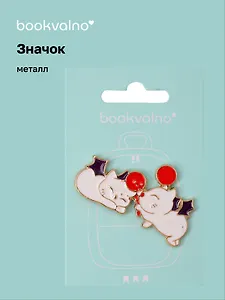 Значок Котики с шариками (металл) (12-5769-A17)