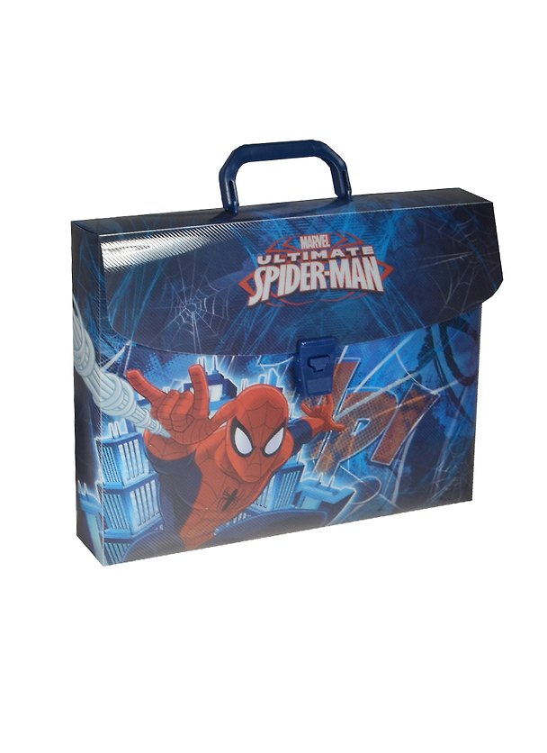 Папка-портфель А4 "Spider-man" замок, 1отд., печать на пластике, Disney 237008 — 1