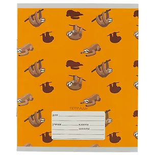 Тетрадь в линейку Unnika, "Милый зоопарк", 18 листов, в ассортименте 246526