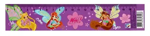 Закладка с линейкой 20см пластиковая, Winx 215600