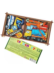 Набор "Транспорт на магнитах", 12 деталей