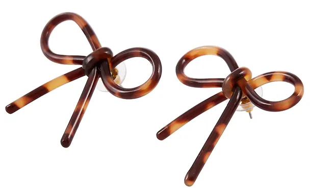 Сережки «Бантики», 2 штуки, акрил, Lafilaf 3104678 — 6