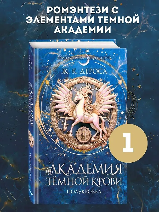 Книга Академия темной крови. Полукровка (#1) (Ж. К. ДеРоса) — 6