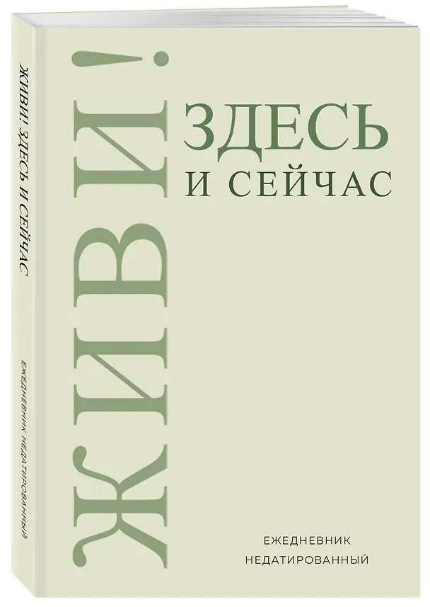 Ежедневник недатированный «Живи! Здесь и сейчас» А5, 72 листа, Эксмо 3059209 — 2