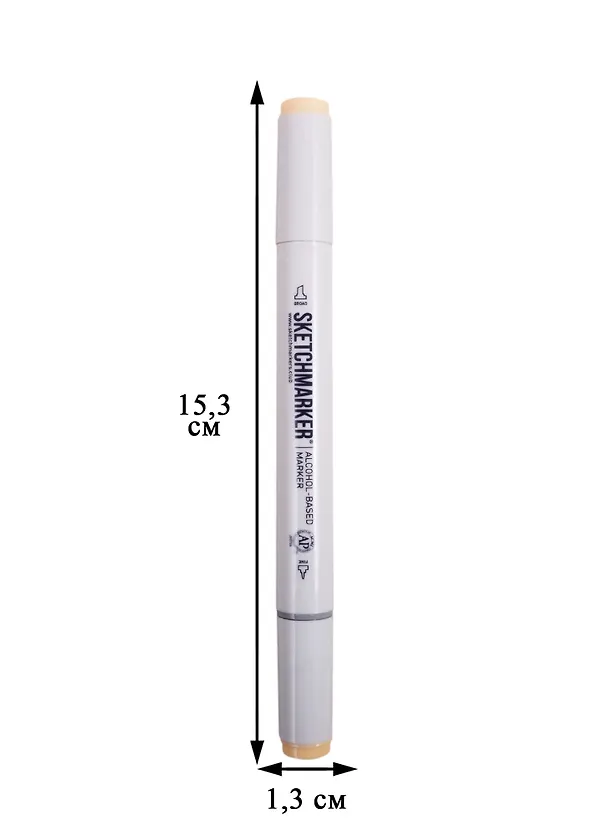 Маркер двухсторонний Обнаженный, спирт.основа, цв.O85, Sketchmarker 257312 — 2