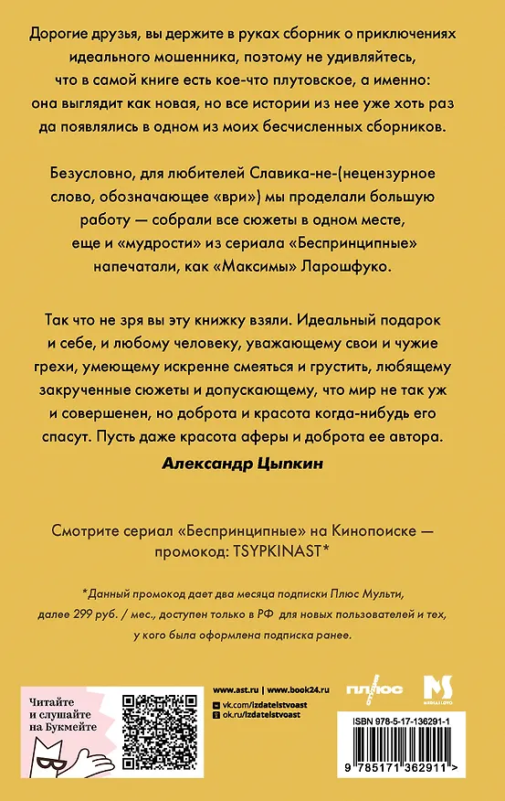 Книга БеспринцЫпный Славик: Как все было на самом деле (Александр Цыпкин) — 2