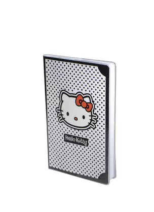 Книга для записей А5 100л кл. "Hello Kitty" черный горох, пластик.обл., 48390, Премьера — 229446 — 1