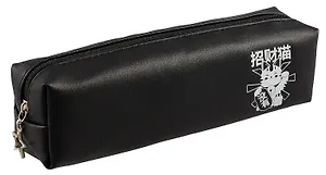 Пенал-косметичка "Кот Манэки", черный PU