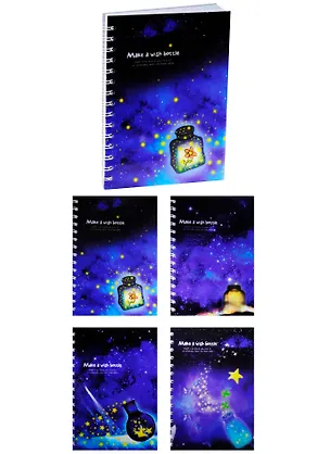 Тетрадь в клетку Hai Bin, Bottle of wish, 96 листов, в ассортименте 241978