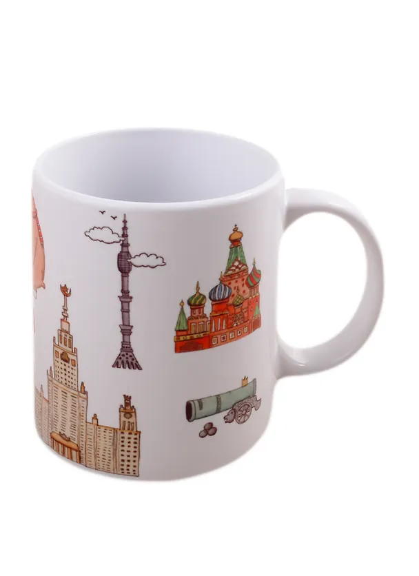 Кружка Москва Достопримечательности (керамика) (330мл) (коробка) 2786149 — 1