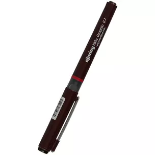 Ручка для черчения «Tikky Graphic», Rotring, 0.7 мм, чёрная — 219906 — 1