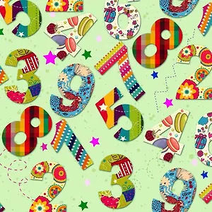 Бумага подарочная Феникс Веселый счет 100*70см 80г/м2