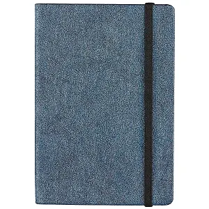 Записная книжка «Гранж», синий металлик, 96 листов, А5