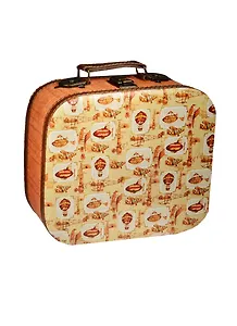 Шкатулка-саквояж дерево Самолеты и дирижабли (25х20,5х9) (42738)