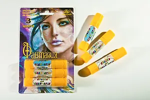 Набор Краски для рисования на лице и теле Фантазия (К3213) (3 цв)
