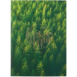 Книга для записей А4 200л кл. "Лесные мотивы" 7БЦ, глянц.ламинация