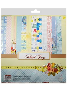 Набор бумаги для скрапбукинга Школьная Пора (30,5х30,5 см) (SCB220613000) (7 двустор) (ScrapBerry