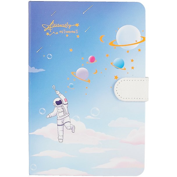 Книга для записей «Космонавт A Leisurely Astronaut. Золото», А5, с магнитной застежкой 2840510 — 1