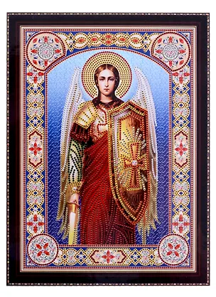 Алмазная мозаика "Икона Архангела Михаила №2", 30х40 2904319