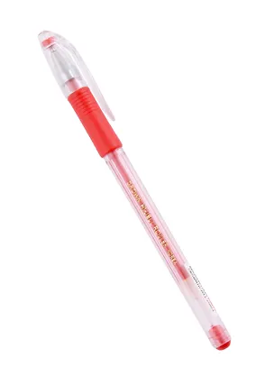 Ручка гелевая Crown, Hi-Jell Grip, красная 0,5 мм 2977588