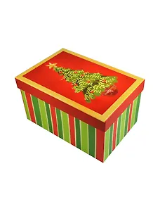 Коробка подарочная "Новый год. Снеговик" 20*14*12см, картон, Вейксинг