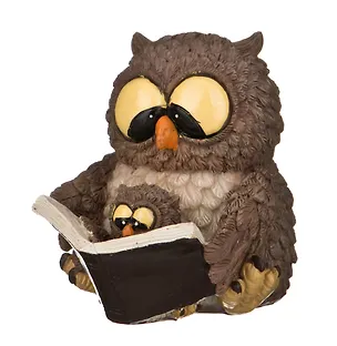 Фигурка Сова с книгой 9см  (537-292) 2545567