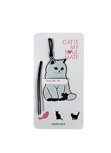 Закладка для книг из сверхтонкой стали Persian Cat (RBM-228) (Мир Бижу)