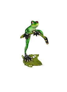 Фигурка декоративная Лягушка на листке (9х7х18) (16589)