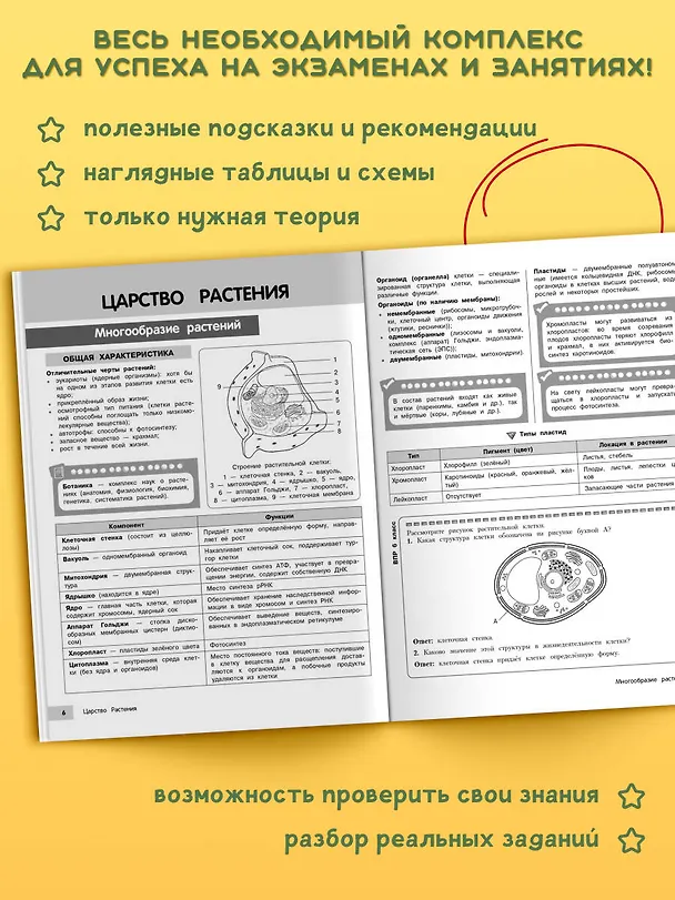 Книга Подготовка к ОГЭ и ВПР. Биология. 5-9 классы. Справочник с теорией, заданиями и ответами (Оксана Мазур, Ольга Лаптева) — 6