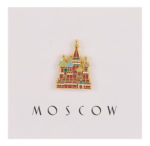 Значок Покровский собор (Москва) (металл) (4627077843260)