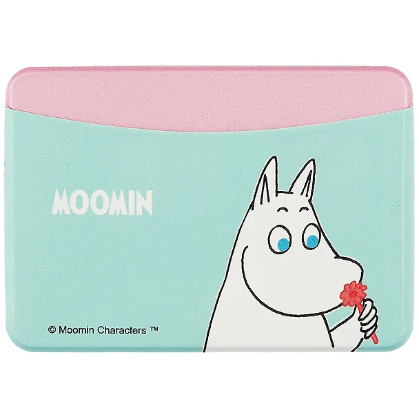 Чехол для карточек горизонтальный MOOMIN Муми-тролль с цветочком (МТЧ2021-03) 2867820 — 1