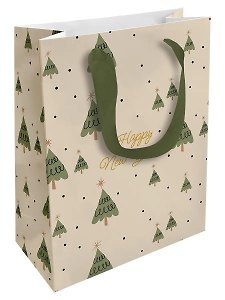 Пакет А4 32*25 "Spruce, елки", НГ, бум.мат.ламинат