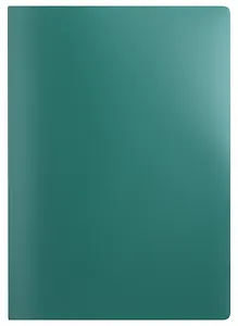 Папка с бок.прижимом А4, пластик 0,55мм, вкладыш, карман