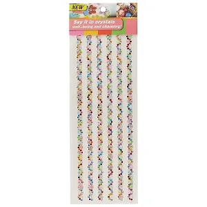 Стразы дорожки цветные